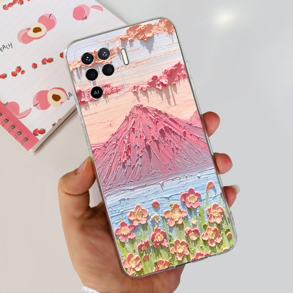 Мультяшный Крутой Стиль Чехол Capa Для Reno5 Lite 5 F Прозрачный Чехол С Рисунком Мягкий Тонкий Силиконовый Funda Для Oppo Reno 5Lite 5F