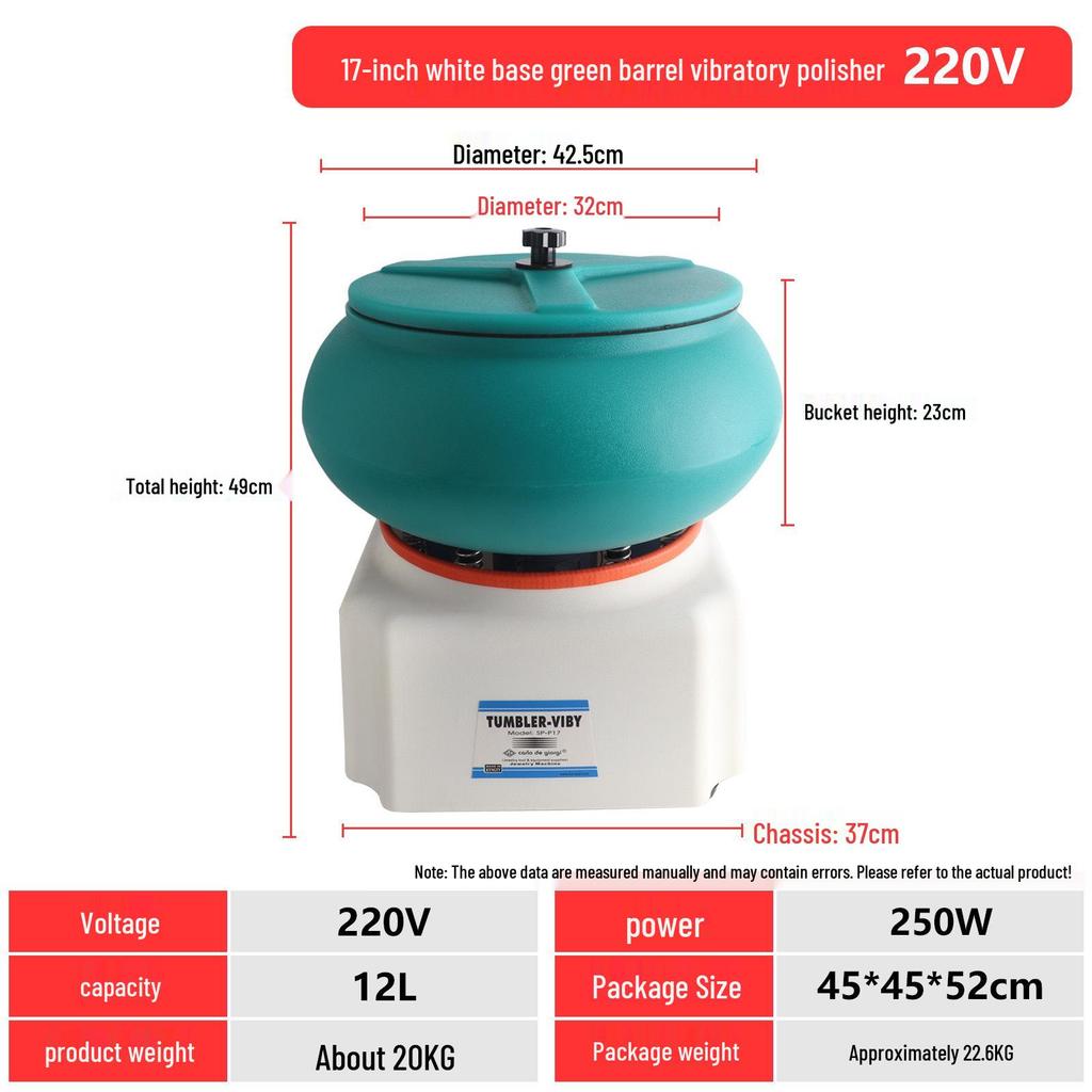 Wenwan Jade & Jewelry Electric Vibratory Polishing and Grinding Machine with Silicon Carbide