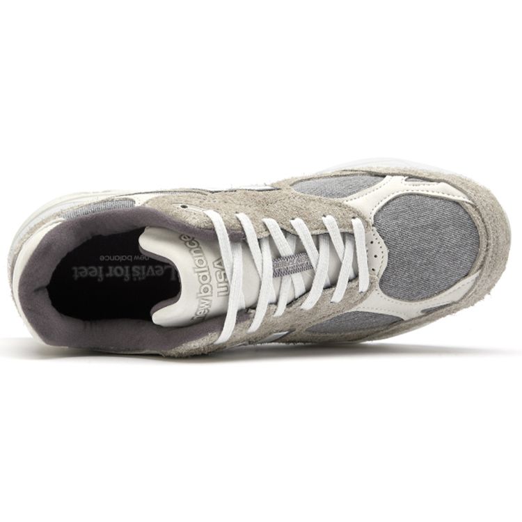 New Balance 990v3 Сделано в США Кроссовки унисекс из слоновой кожи Светло-коричневые M990LV3