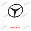 QNAT5 Черно-хромированная задняя звезда для Benz W205 A2058174500 Логотип Mercedes W177 W176 GLA GLC GLE A1778170100 Аксессуары для тюнинга авто