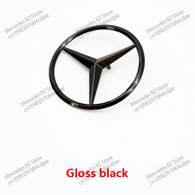 QNAT5 Черно-хромированная задняя звезда для Benz W205 A2058174500 Логотип Mercedes W177 W176 GLA GLC GLE A1778170100 Аксессуары для тюнинга авто