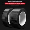1 Roll Anti-collision Strip Anti-scratch Car Accessoriesbon Fiber Texture 5D Car Accessories Door Sill Bumper Sticker Protector