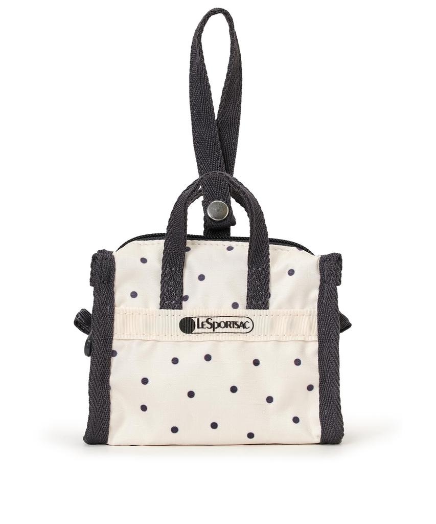 Официальный брелок-подвеска LeSportsac Micro Weekender Bag Charm1611 Женский Игривые Точки