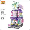 LOZ 1648 City Street Clothing Dress Shop Store Couture Architecture DIY Mini Blocks Bricks Building Toy for Children Gift No Box