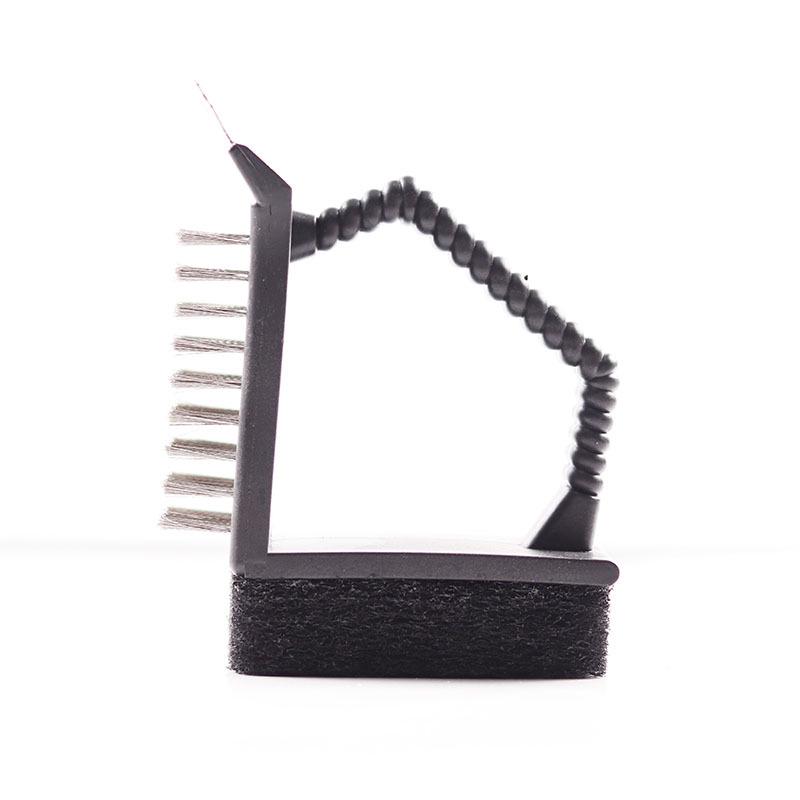 Щетка для чистки гриля BBQ из нержавеющей стали 3 в 1