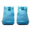 Nike Phantom Luna 2 Slip Resistant Abrasion Resistant Mid top Kids' Soccer Shoes Blue Sneakers FJ2607-400