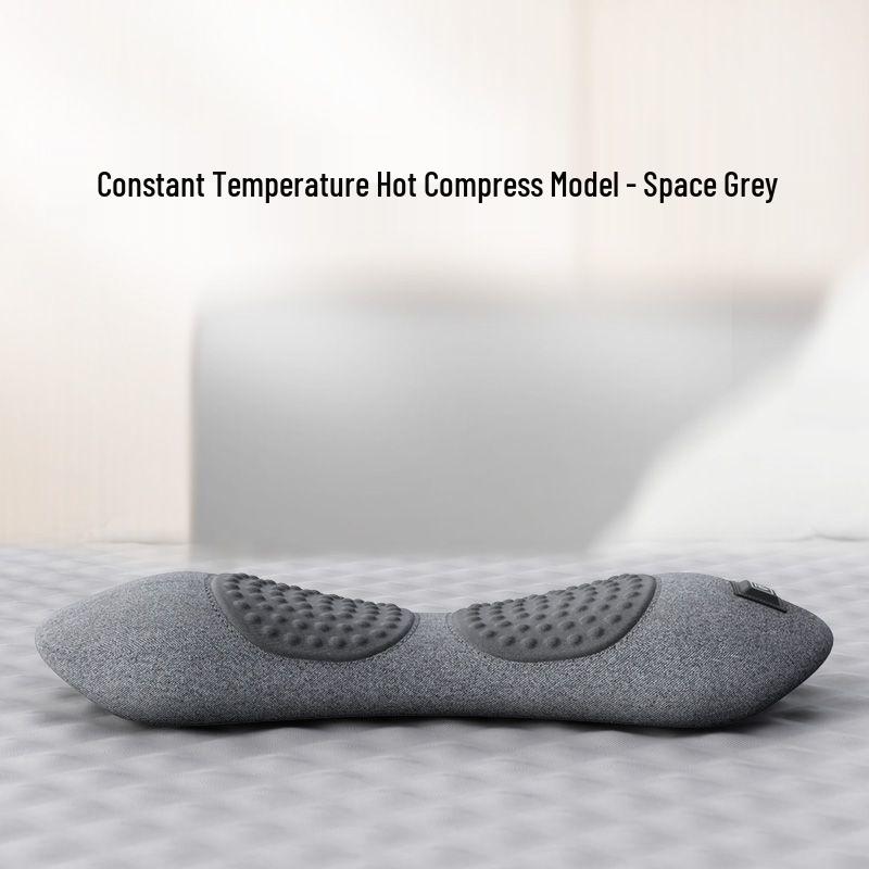 Heated Lumbar Support Pillow with Massage Function