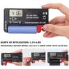 Testeur de Piles numérique - Haute Précision - Affichage LCD - Compatible AA, AAA, 9V, C, D