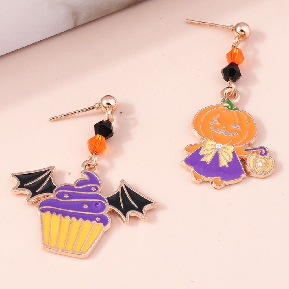 Trick or Treat Pumpkin Ear Studs Ghost Ghost Dangle Earrings Trend Halloween Earrings Accessories