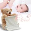 Cute Talking Teddy Bear Plush Toy 35cm Height Rechargeable Shy Face Battery Operated