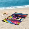 Banksy Rainbow Lion Graffiti Pop Art Painting Beach Towel Soft Microfiber Quick Dry Absorbent Quick Towels For Bath