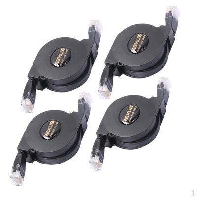4x кабель-патч шестой категории Ethernet LAN сетевой выдвижной 2 м
