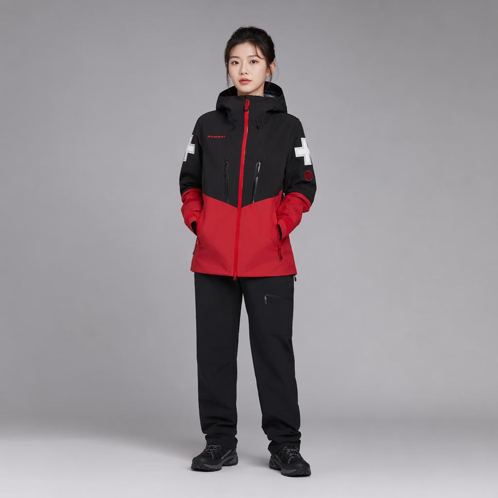 Mammut Outdoor Sports Hiking Hooded Zip Long Sleeve Jacket Women jackets 1010-28911