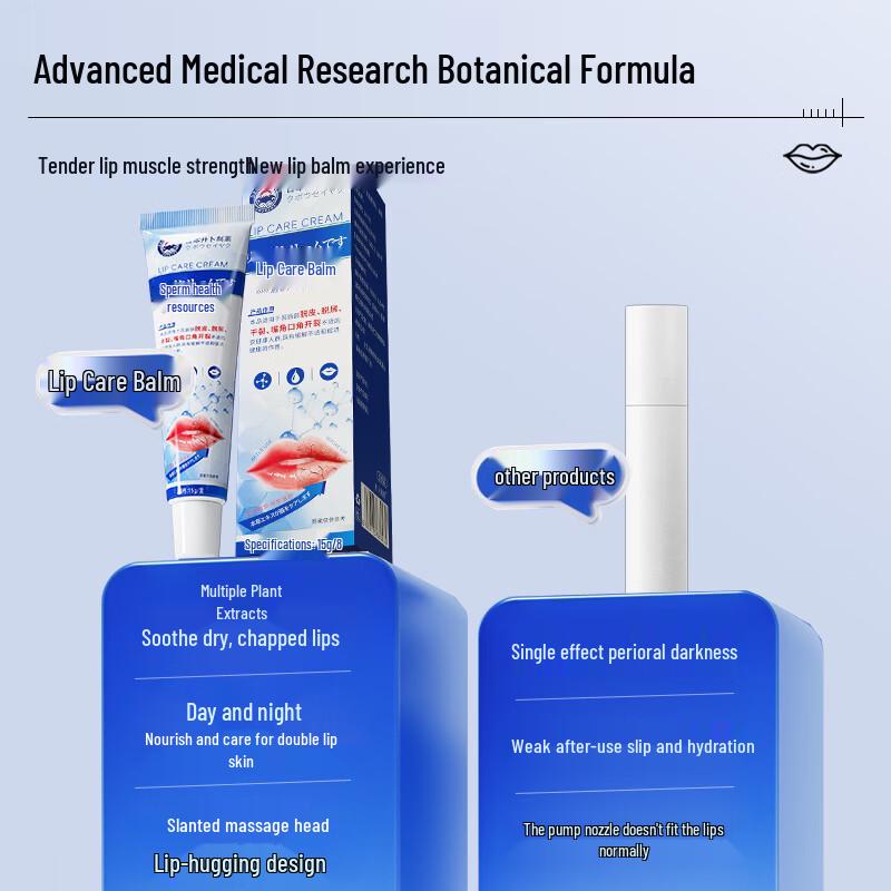 Moisturizing Lip Balm for Dry, Chapped Lips & Cheilitis