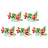 5Pcs Realistic Vivid Appearance Dragon Ornament Small Decorative Mini Luminous Ornament Dragon Resin Light-up Craft