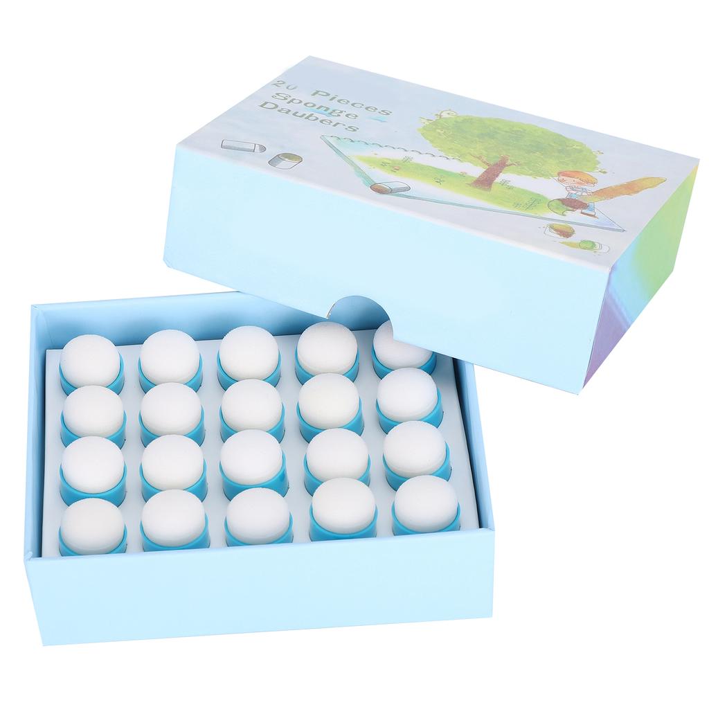 20 шт. Губка-мазки для рисования, граффити, размазывания, раскрашивания, пальчиковые кроватки, инструмент