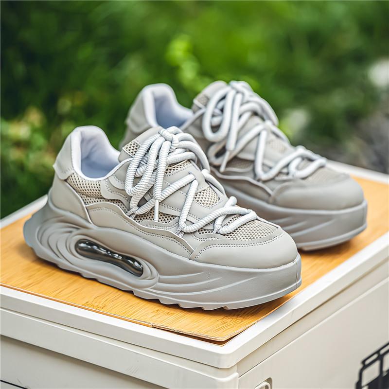 Мужские туфли на плоской подошве из сетчатой ткани, дышащие, повседневные, спортивные, на толстой подошве, трендовые, для всех видов активного отдыха, для ходьбы, бега, кроссовки, модные, для студентов, для занятий сноубордом