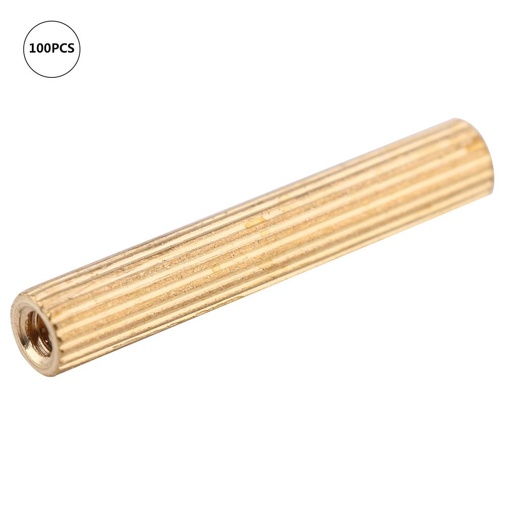100 шт. M2 Латунная Гайка-Гайка Прокладка Стойка для печатной платы Крепежный элемент Аксессуар (M2*18)