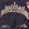 New Bride Bridesmaid Crown Headdress Catwalk Beauty Goddess Alloy Full Diamond Crown Accessories Jewelry