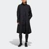 Adidas Женская легкая тканая длинная куртка черного цвета для женщин в уличном стиле FM5184