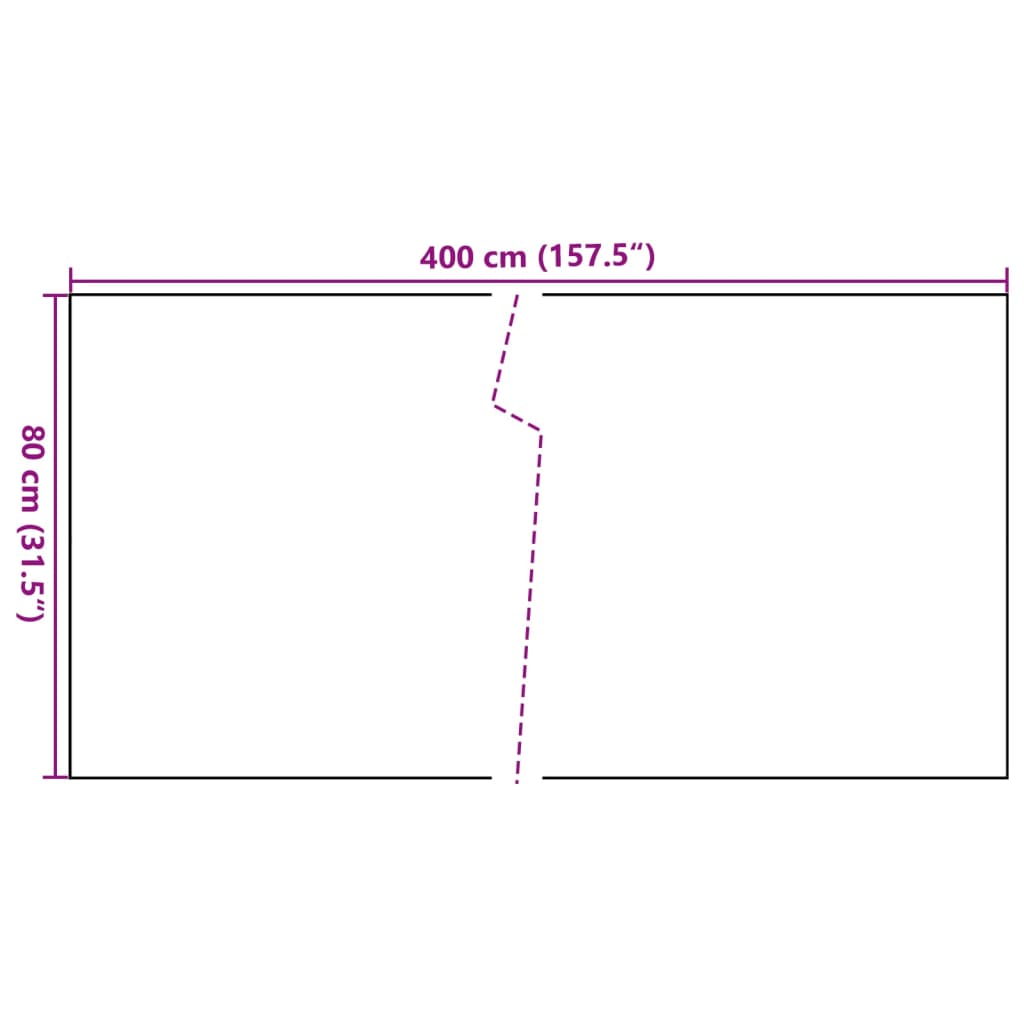 Balcony Privacy Screen Anthracite 400 x 80 cm Poly Rattan