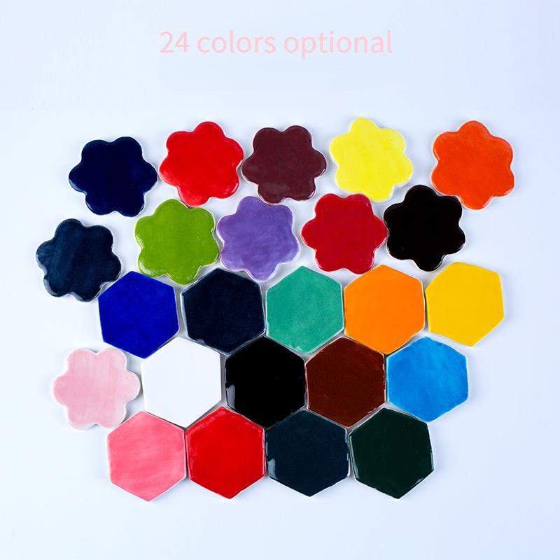 24 цвета Керамический подглазурный цветной концентрат Стабильный и прочный 60 мл Пигмент для керамики Средняя температура 1180-1320 ℃