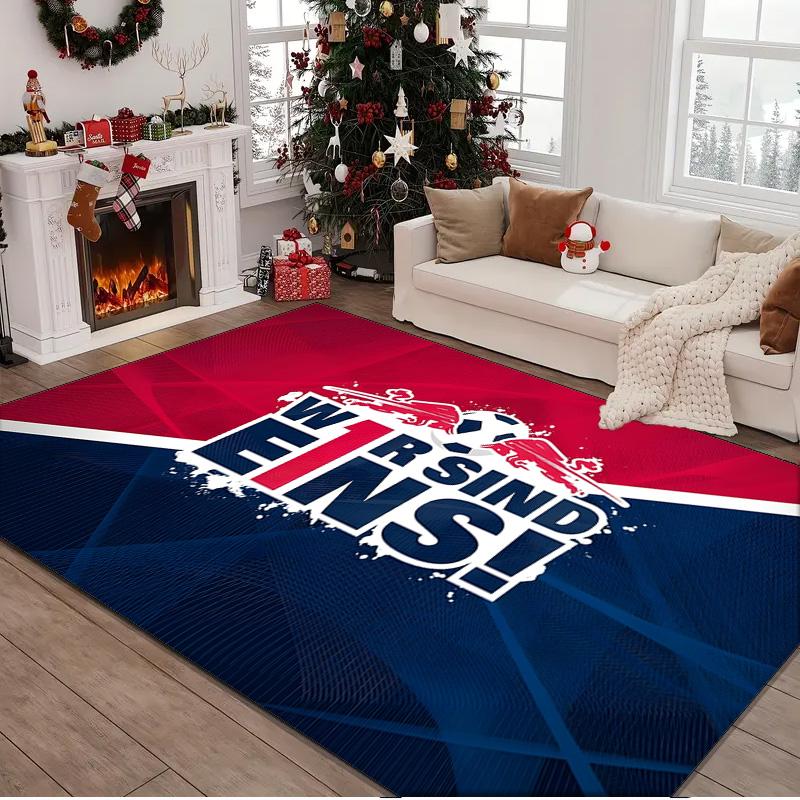 1PC rug Rb FootballCrest Design Carpet, Chair Rug,Area Rug for Office Bedroom living rooms bedroom, Doormat decor Christmas fan gifts