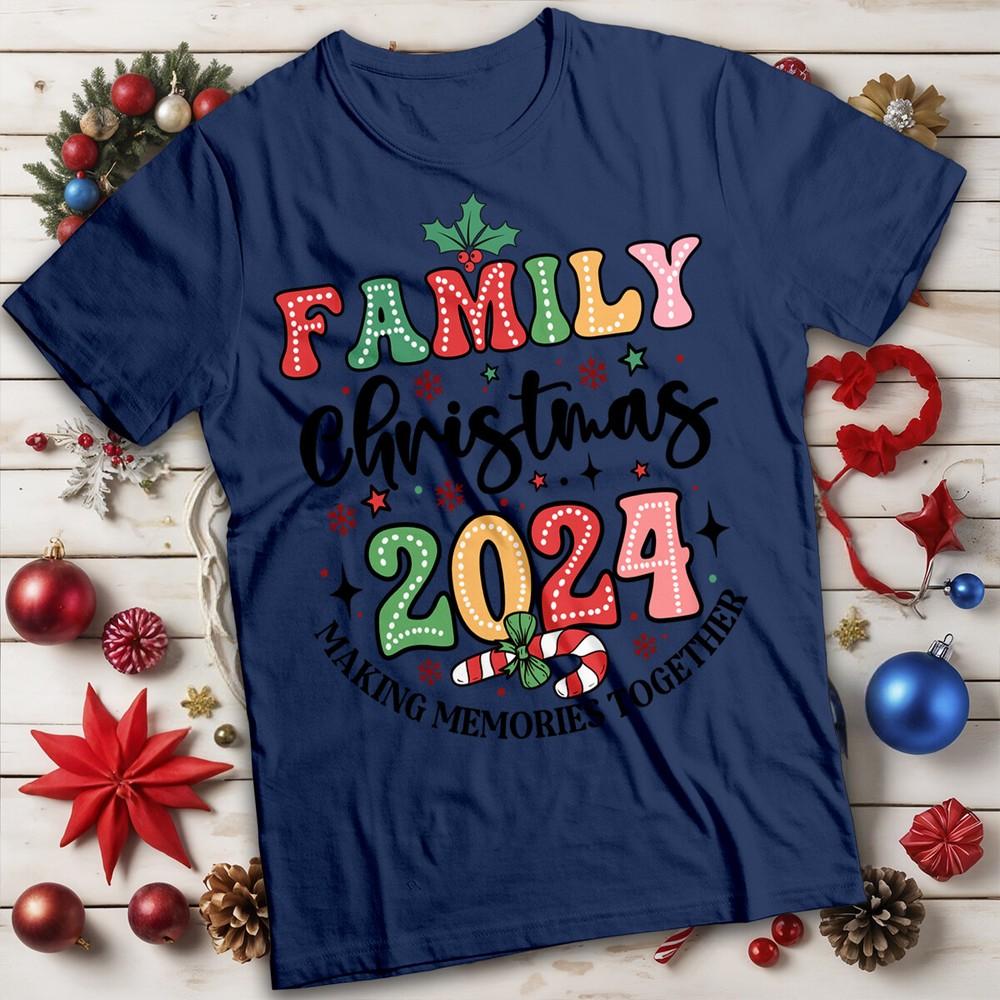 Unisexs and Unisexs Festive Family Christmas TShirt Tee MC