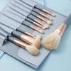 Cangzhou Soft Bristle Makeup Brush Set with Storage Bag - Includes Loose Powder & Blush Brushes.