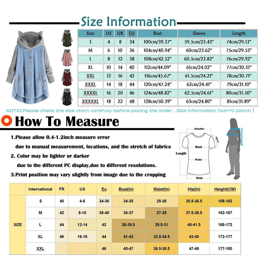 Женское модное пальто с капюшоном и кошачьими ушками на пуговицах, плюшевое пальто с карманами нестандартного цвета