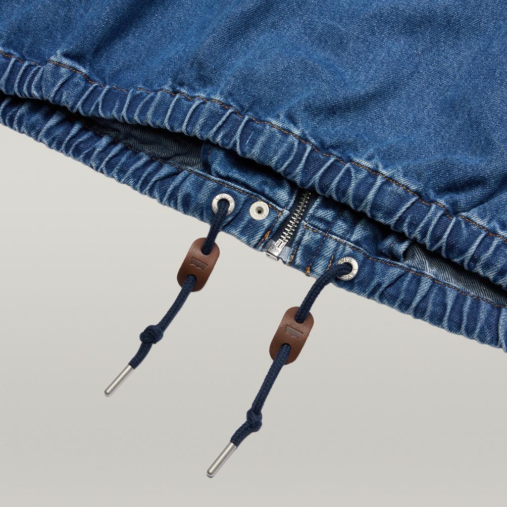 Levis American Vintage Повседневная рабочая джинсовая куртка с капюшоном Женские куртки 009BC-0000