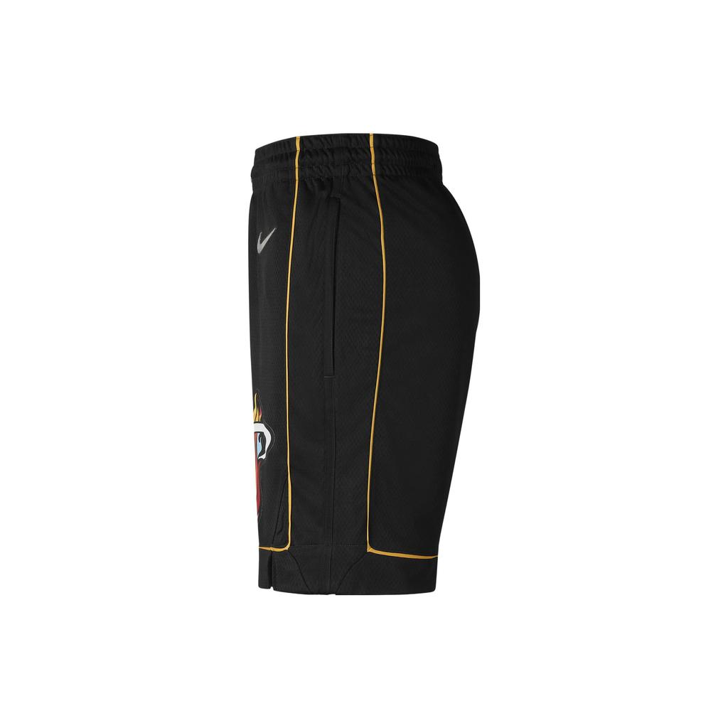 Nike NBA Miami Heat City Edition Mixtape Basketball Shorts Black Men Streetwear DB4140-010