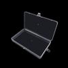 Clear Plastic Storage Box for Masks, Jewelry, Fishing Gear, Tools, and Electronic Components