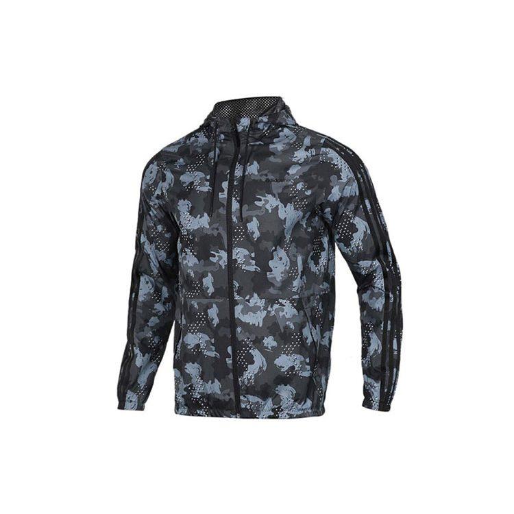 adidas Куртки Мужские Черные С Капюшоном Умеренные Другие DZ7589