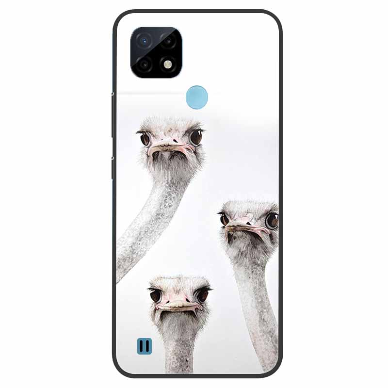 Для Realme C21 чехол противоударный мягкий силиконовый чехол из ТПУ для Realme C31 C21Y C25S C25 чехлы для телефонов Realme C21 C31 милый мультфильм