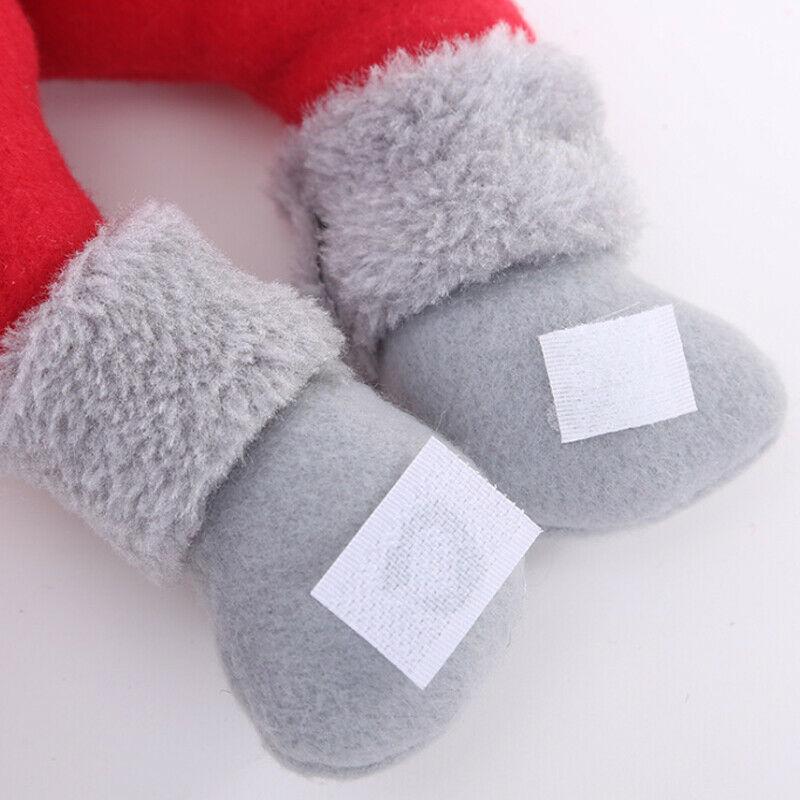 Рождественские креативные занавески с пряжкой на подхватах для рождественского праздника, украшения дома, макет окна, сцены