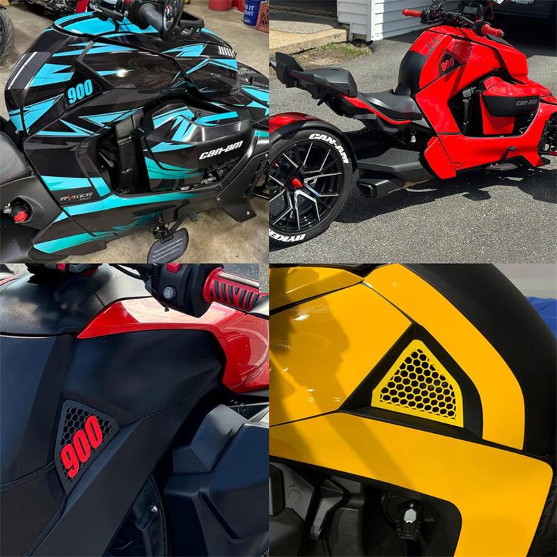 Вставные детали крышки бокового бака для Can-Am Ryker 900 Ace Rally Sport Аксессуары для топливных баков