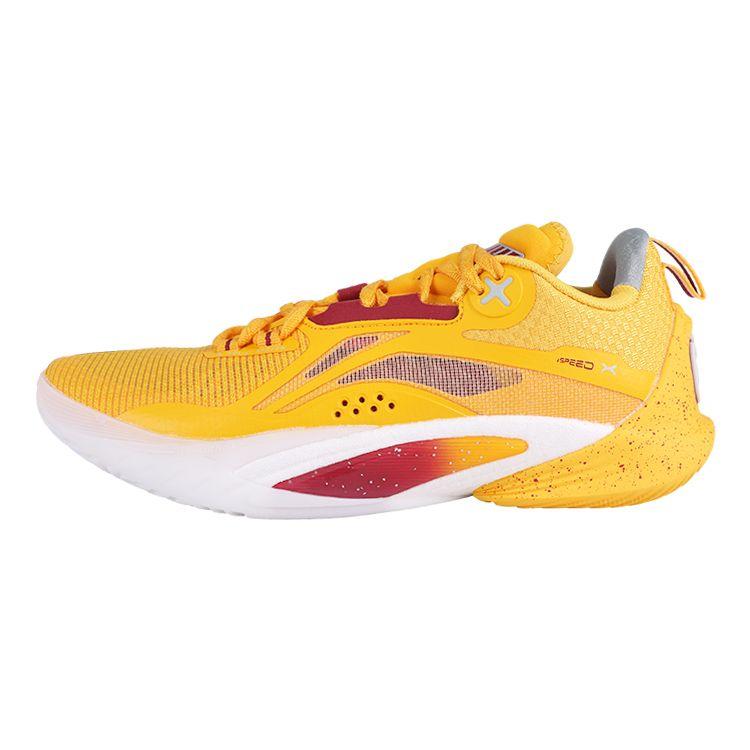 Баскетбольные кроссовки Li Ning Flash 10 CBA Shanxi Team Professional, мужские баскетбольные кроссовки, желтые ABAT085-13