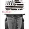 1 шт. Сделай сам Черный Декаль на капот автомобиля с флагом США Водонепроницаемая Наклейка для Jeep Wrangler