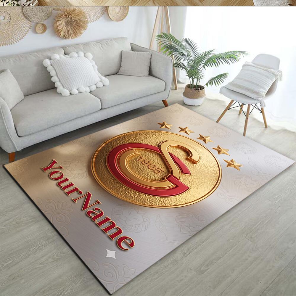 Galatasaray Personalized Name Area Rug Perfect For Hallway Dormitory Outdoor Playrooms Antislip Carpet Anime Office Decor