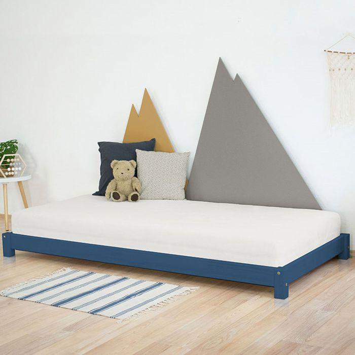 Lit enfant TEENY 90 x 190 bleu marine