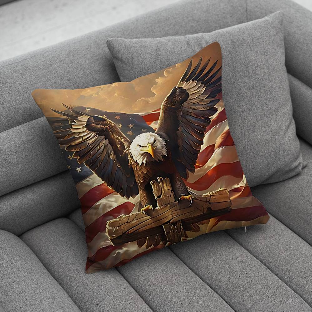 Americans Flag Great Pillow Case Pillowcase Home Sofa Cushions Car Cushions Pillowcover Office Pillowshell Pillow