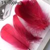 100pcs 6-12 Cm Natural Colourful Goose Feather Plume for Wedding Party Clothing Decoration DIY Craft Feathers