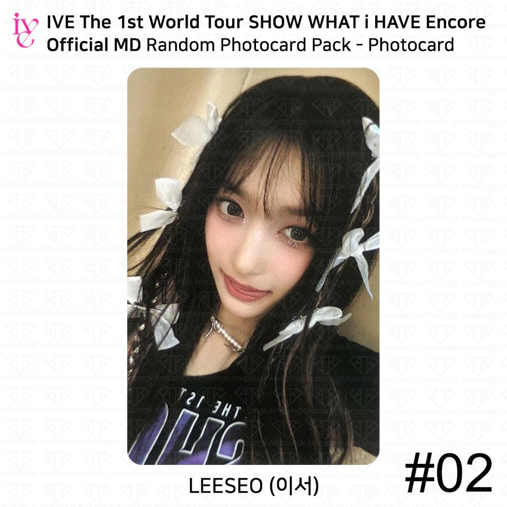 IVE Первый мировой тур SHOW WHAT I HAVE Encore MD Случайный набор фотокарточек