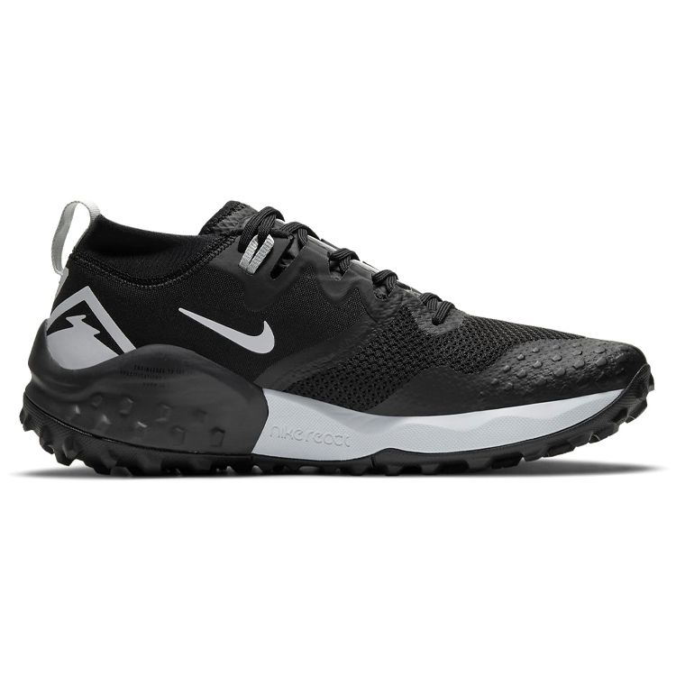 Nike Wildhorse 7 Черные мужские кроссовки антрацит Pure-Platinum CZ1856-002