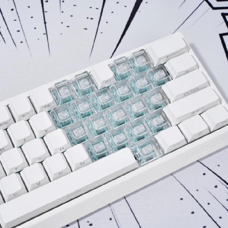 PC Heart Keycaps 21 Keys OEM Height Slip Mechanical Upgrade