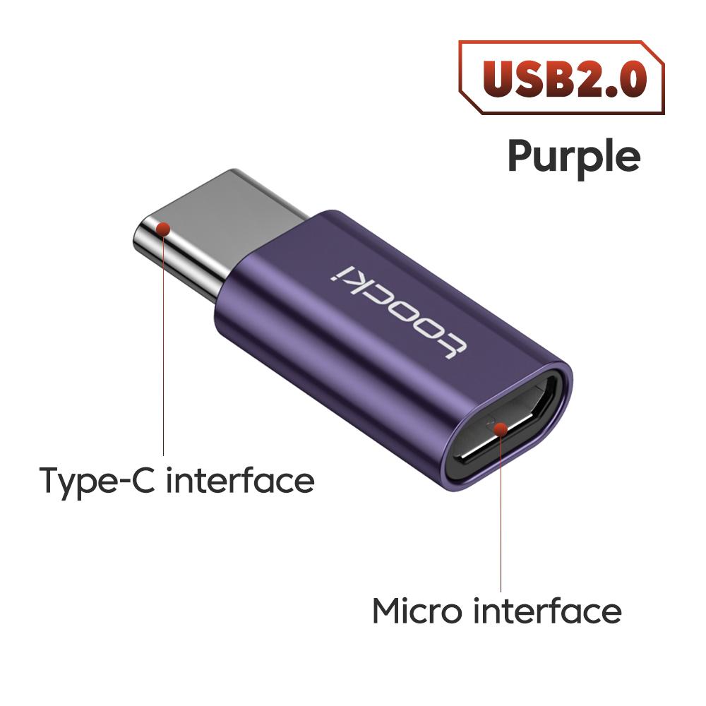 Toocki OTG USB 3,0 к адаптеру типа C Micro к типу C «папа» к USB 2,0 «мама» конвертер для Macbook Xiaomi Samsung разъем OTG