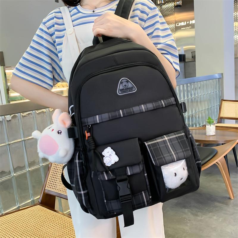 Набор школьных сумок. Студенческий рюкзак. Многосекционный рюкзак.