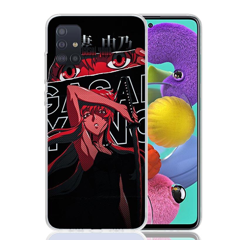 Mirai Nikki Gasai Yuno Anime Phone Case For Samsung Galaxy A52 A42 A32 A22 A12 A51 A50S A40 A30S A20E A10S A41 A31 A21S A11 A72