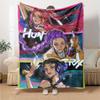 1pc hunter x (11) Blanket Soft Warm Throw for Home, Office, Travel All Season Cozy Bedding Gift, Office Cozy AccessoryB1
